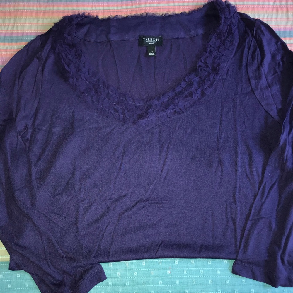 Purple Top from Talbots